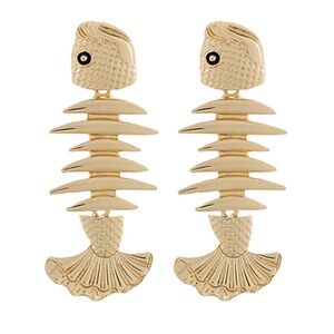 Fish Bone Earrings